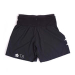 T8 Mens Sherpa Short Black Silver Logo