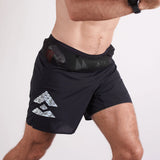 T8 Mens Sherpa Short Black Silver Logo